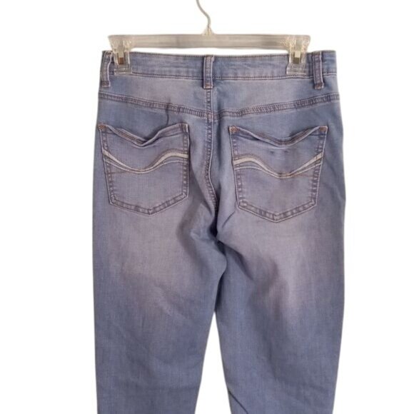 SO Size 7 Jeggings Jeans Womens High Rise Skinny Light Wash Blue - Picture 8 of 11